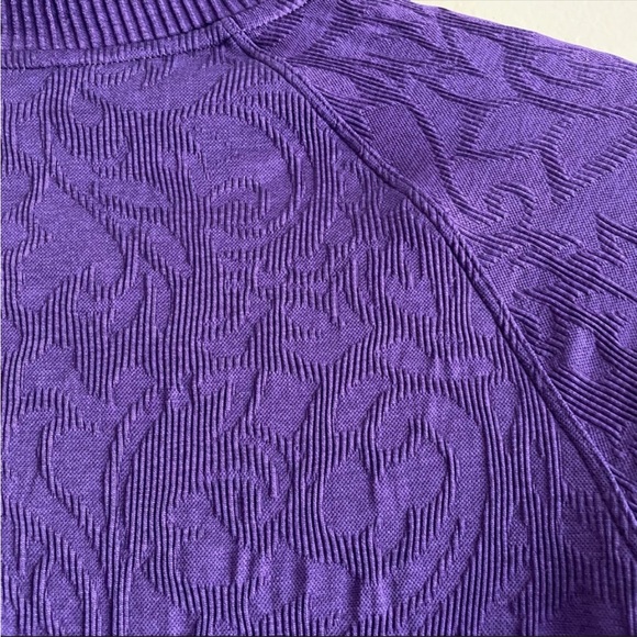 Lululemon Rest Less 1/2 Zip Pullover Long Sleeve Dark Court Purple Sz 6‎ - Picture 9 of 10